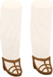 フラットブラウンサンダル
