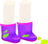 なにかがついた長くつ