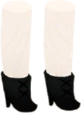 奇妙な黒ブーツ