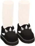 モードブラックシューズ