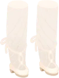 手作りのリボンシューズ