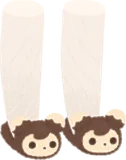 ピグミーのもこもこスリッパ