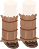 冬の藁靴