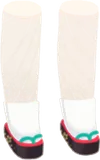 鮮やかな下駄