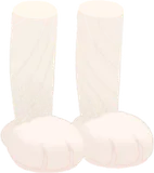 ふわふわ猫スリッパ
