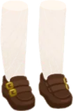 ダブルベルトローファー
