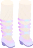 リボンレースアップシューズ