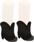 魔女の黒ブーツ