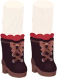 赤ずきんのブーツ