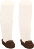 まるっとしたローファー