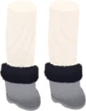 あたたかグレーブーツ