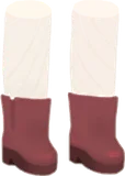 ブラウンレザーブーツ