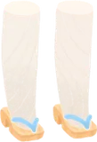 レトロなヒノキ下駄