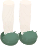 グリーンファールームシューズ