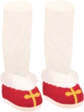 チャイナもこもこショートブーツ