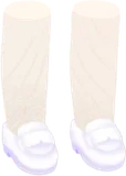 スクールローファー・ホワイト