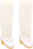高貴なクロスパンプス