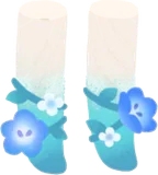 絡みつくネモフィラ