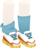 ソックス付きダッドシューズ