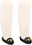 ベルベットのぺたんこ靴