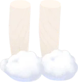 もこもこルームシューズ