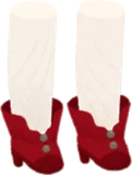 ご令嬢のフリルブーツ