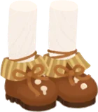 余った素材で作ったシューズ