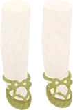 屏風の鬼の金色草鞋