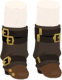 ベルトが付いたゆったりしたブーツ