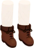 襟付きブーツ