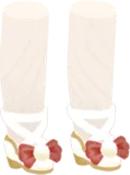 ホワイトクリスマスパンプス