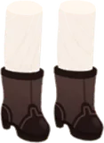 粋なブラウンブーツ