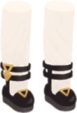 厚底ベルトパンプス