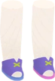 アクアパープルシューズ