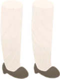 素朴なナチュラルシューズ