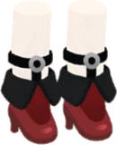レッグベルトパンプス