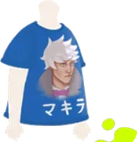 マキラTシャツ・青