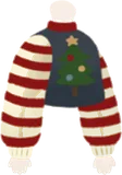クリスマスツリーセーター