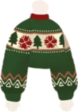 クリスマスグリーンセーター