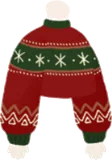 クリスマスレッドセーター