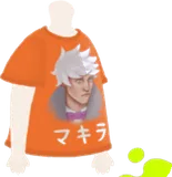 マキラTシャツ・オレンジ