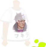 マキラTシャツ・白