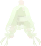 無重力お茶会の少女のブラウス