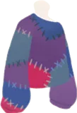 ツギハギパッチワークトップス
