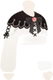 おしゃまなモノトーンブラウス