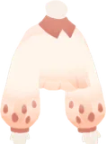 キノコ模様のブラウス