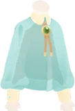 クリスマスライトブルーシャツ