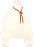クリスマスホワイトコットンシャツ