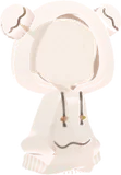 ピグミーイメージパーカー・白