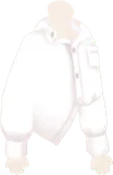 着崩れたシャツ